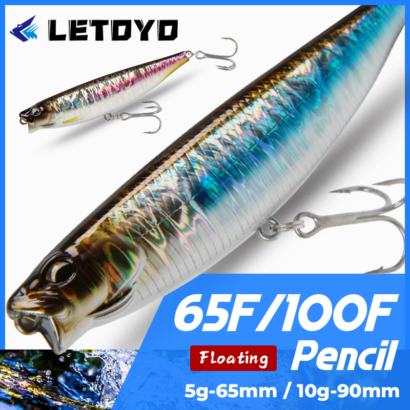 Fishing Lure Topwater - Letoyo 65mm 5g/90mm 10g lápis de