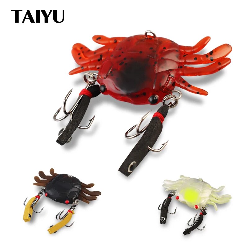 Fishing Lure Soft Plastic - TAIYU-Isca de pesca de caranguejo biônico,