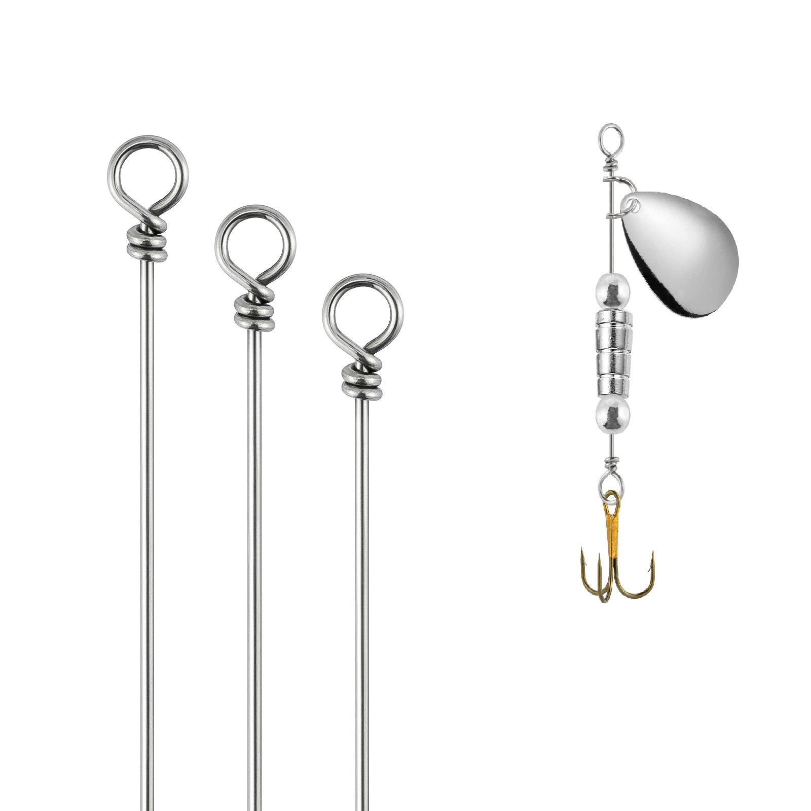 Fishing Lure Spinner - 30/100 pçs tokyo rig spinner isca