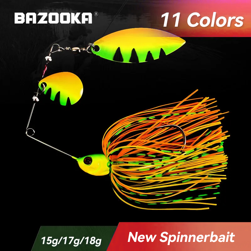Fishing Lure Spoon - Bazooka 15g 18g spinnerbait isca de