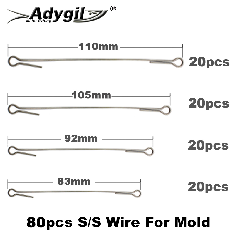 Fishing Lure Jig - Adygil diy pesca 80 peças s/s
