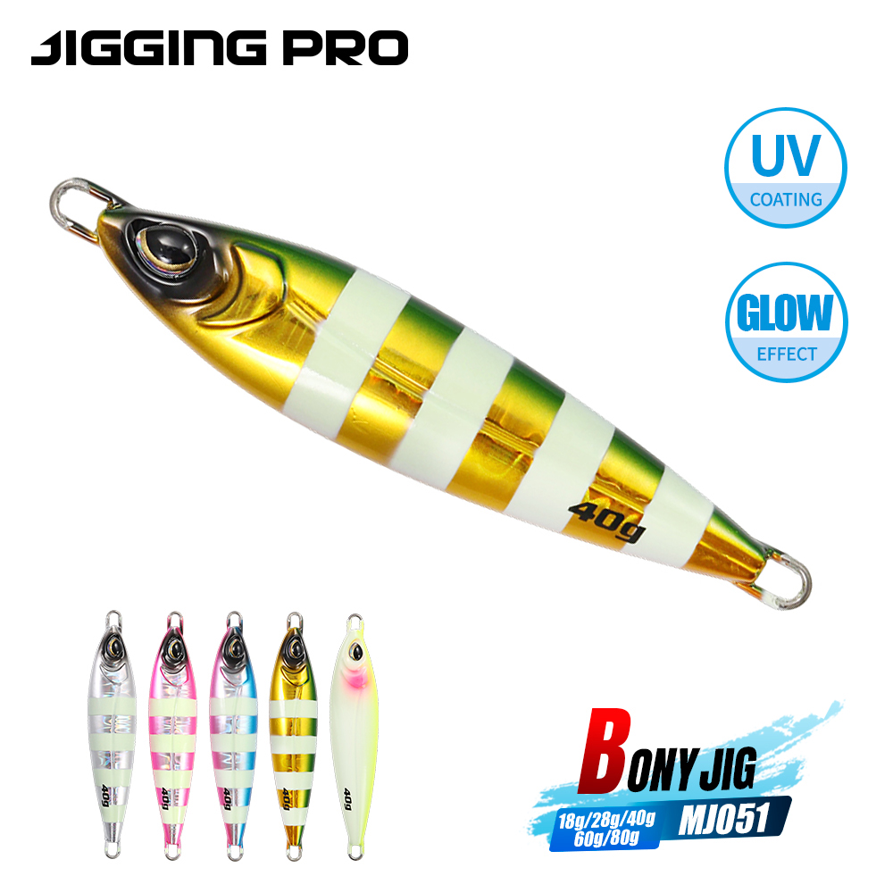 Fishing Lure Spoon - JIGGING PRO Metal Jig BONY Colher