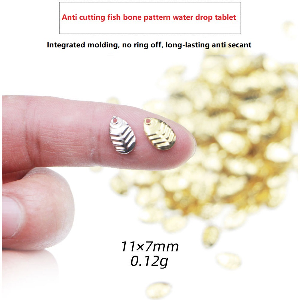 Fishing Lure Spinner - 50 pçs/lote diy girador de pesca