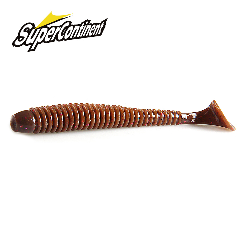 Fishing Lure Soft Plastic - Supercontinente balanço impacto anel shad isca