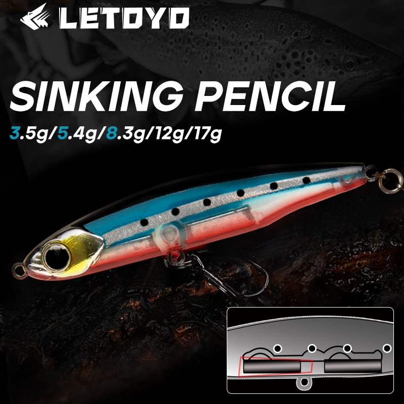 Fishing Lure Swimbait - Letoyo afundando lápis 17g 12g-3.5g isca