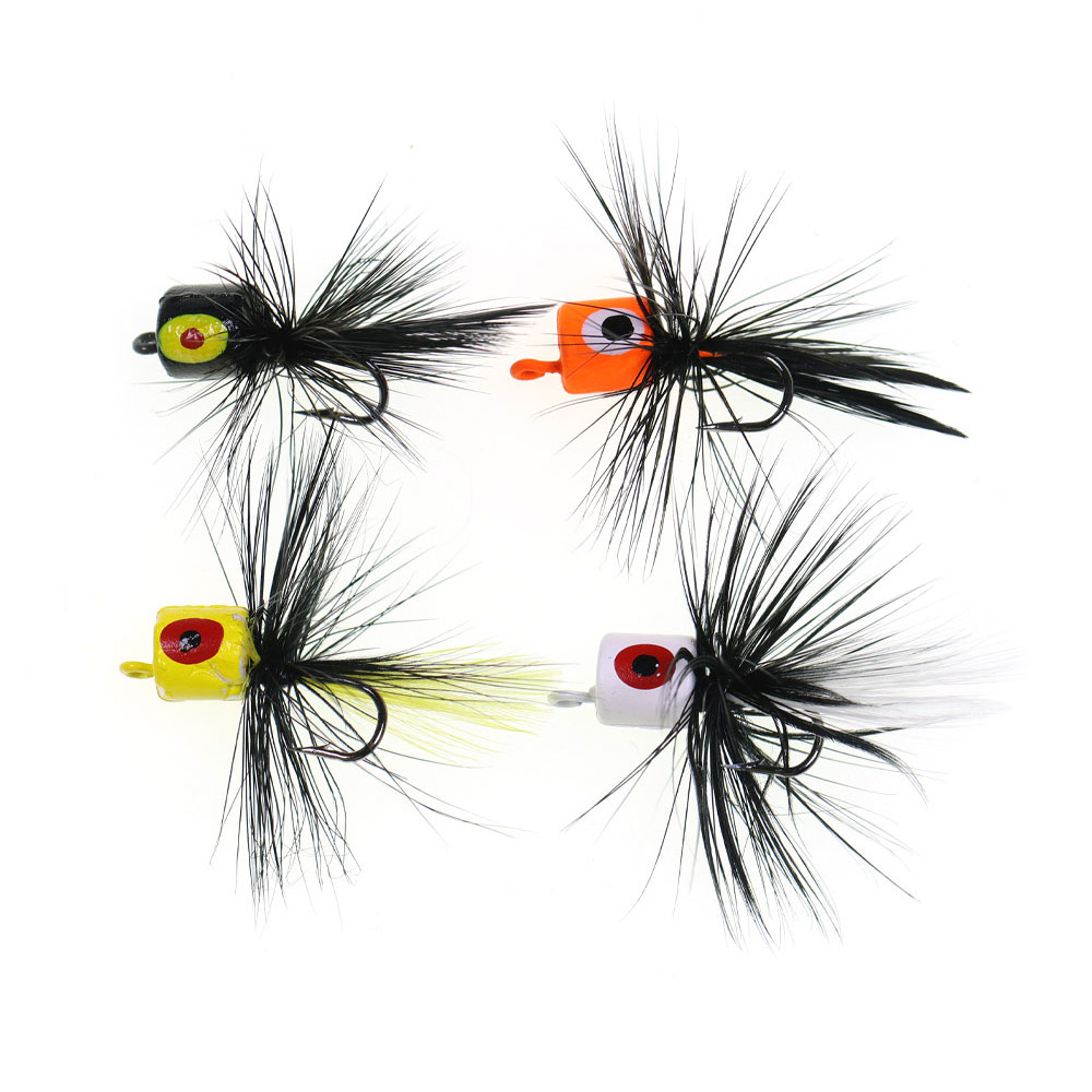 Fishing Lure Popper - 4 peças de tamanho [x] #