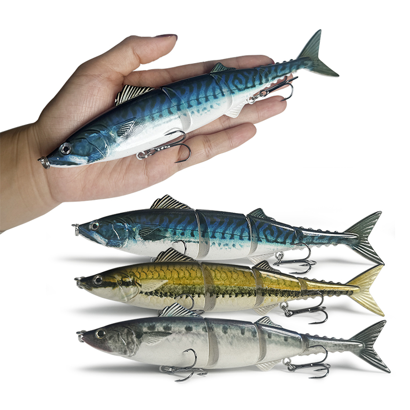 Fishing Lure Popper - Iscas de pesca biônicas multi-seção, 20cm55g,