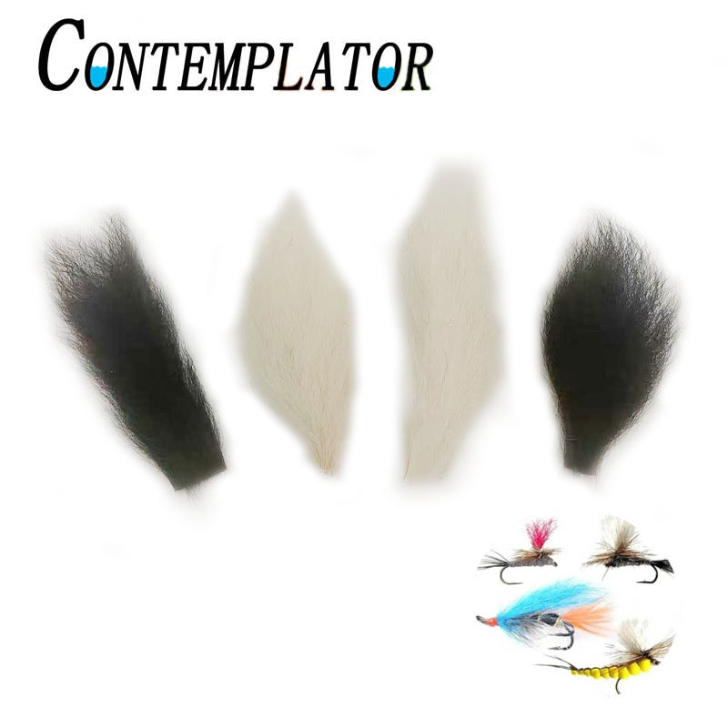 Fishing Lure Topwater - 2 pçs bezerro cauda mosca amarrando