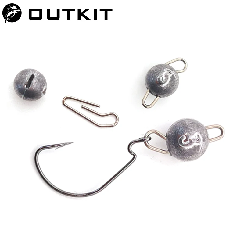 Fishing Lure Accessories - Outhit 10 pçs/lote cabeça de chumbo