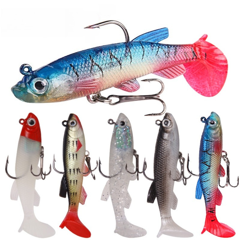 Fishing Lure Popper - 1 ou 5 unidades Isca Artificial
