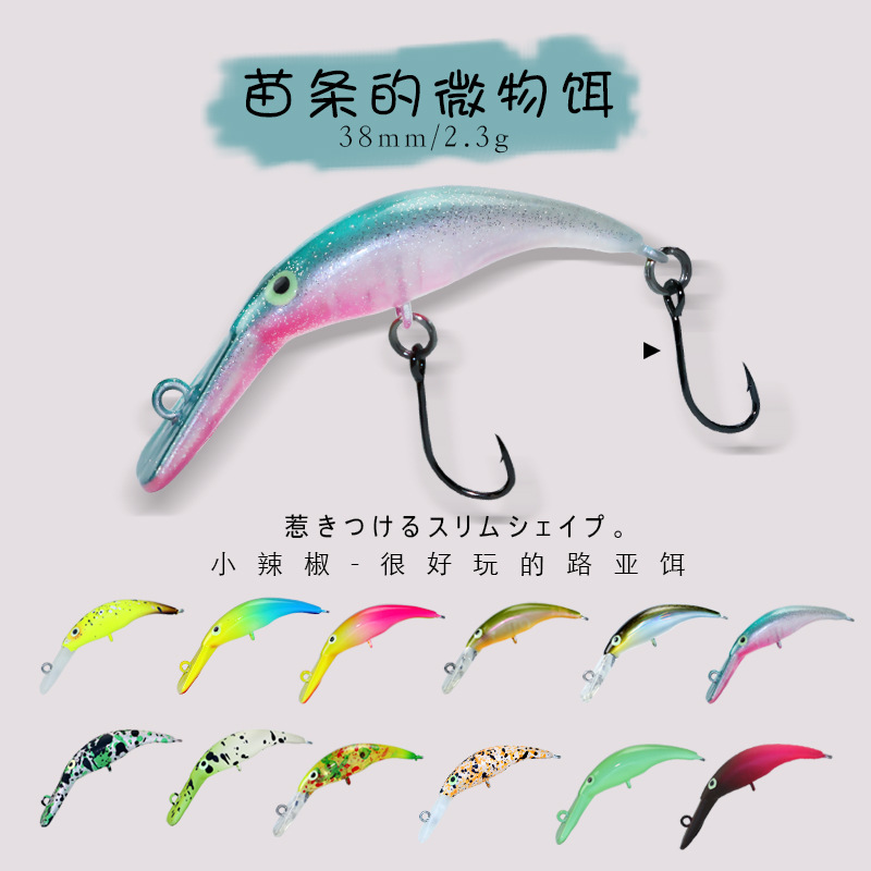 6 pçs mini afundando minnow 38 - Fishing Lure Crankbait avaliação e preço