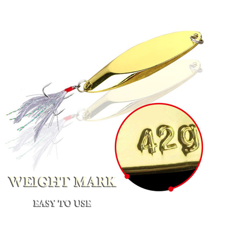 1pc 2.5g-35g colher de metal i - Fishing Lure Spinnerbait avaliação e preço