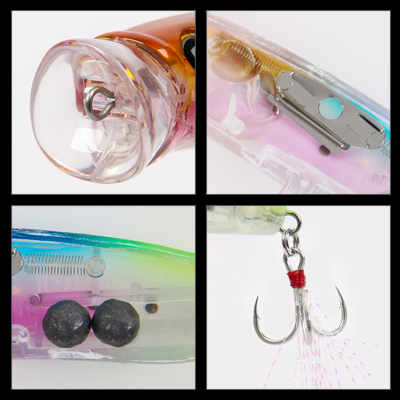 Letoyo 9.6g/18g flutuante popp - Fishing Lure Topwater avaliação e preço
