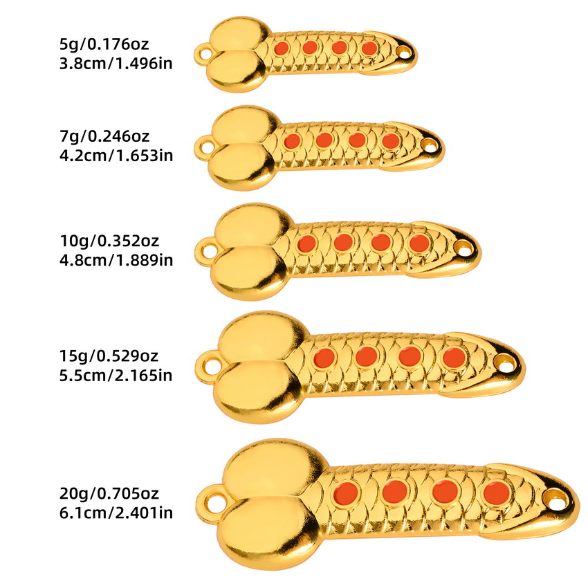 Metal Spoon Penis Shape Fishin - Fishing Lure Spoon avaliação e preço
