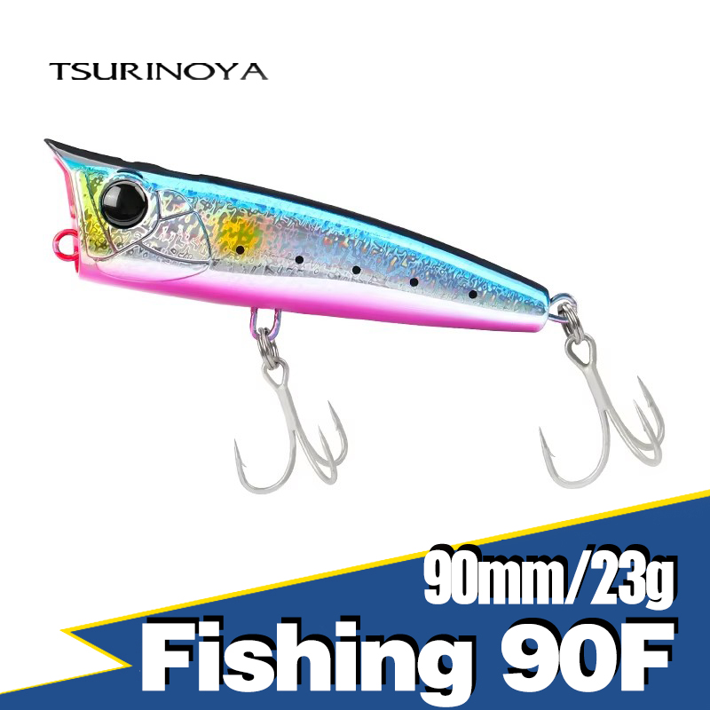 TSURINOYA-DASHER 90F Popper Fi - Fishing Lure Popper avaliação e preço