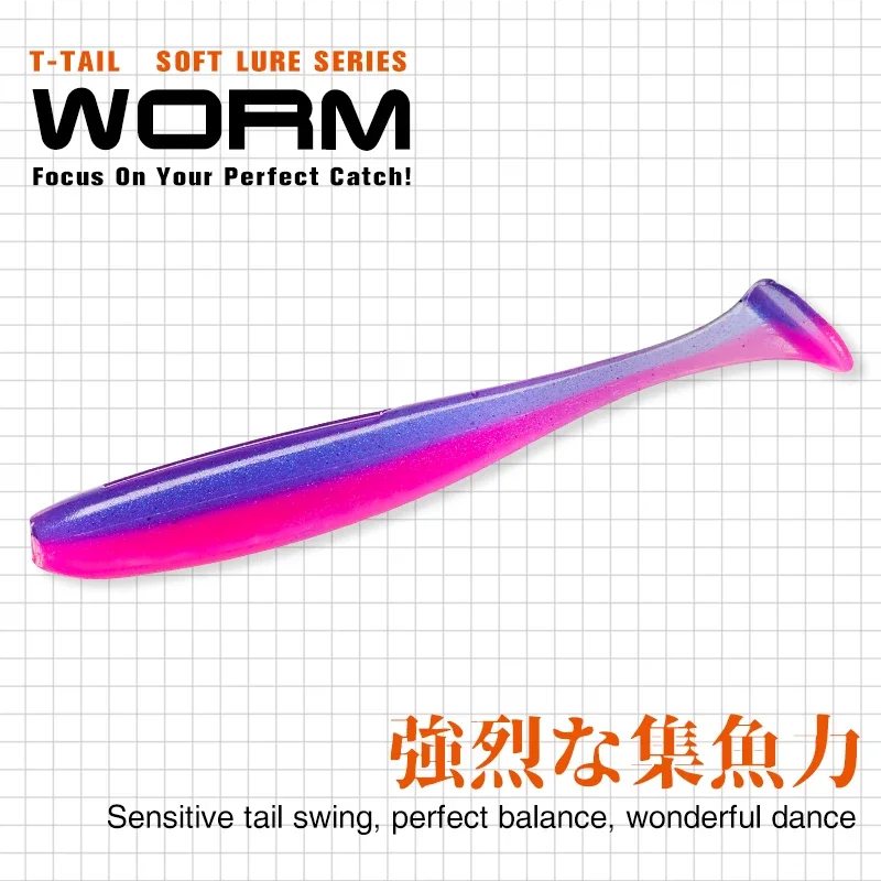 Tsurinoya novo tamanho 100mm 1 - Fishing Lure Soft Plastic avaliação e preço