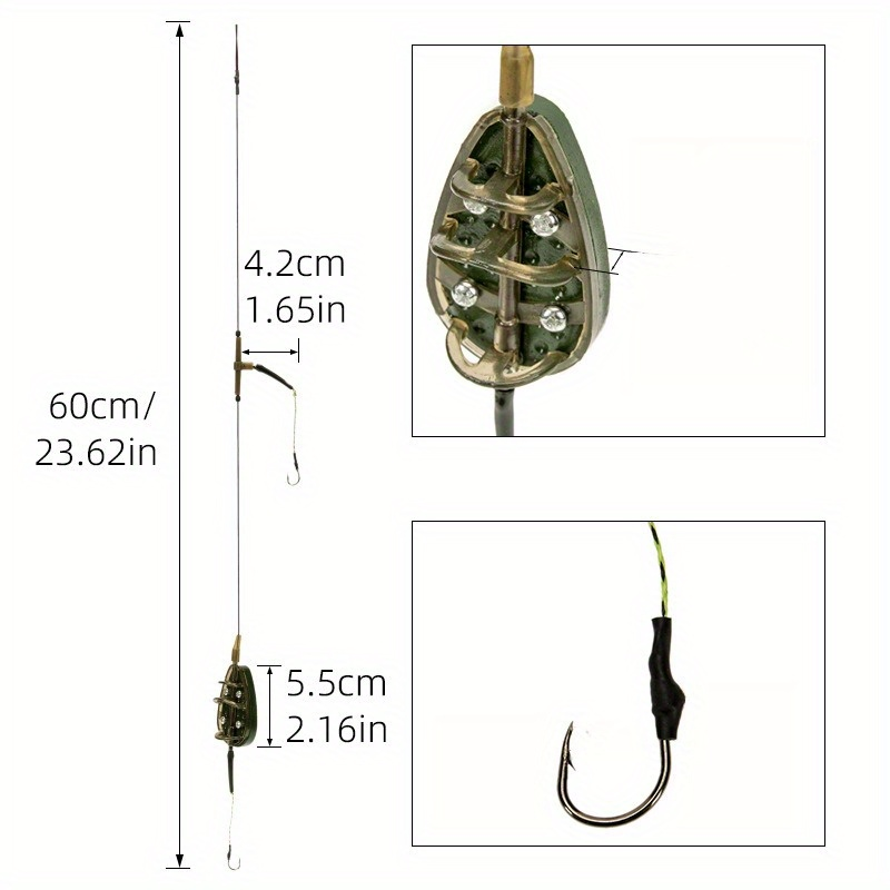 1pc kit alimentador de pesca d - Fishing Lure Kit avaliação e preço