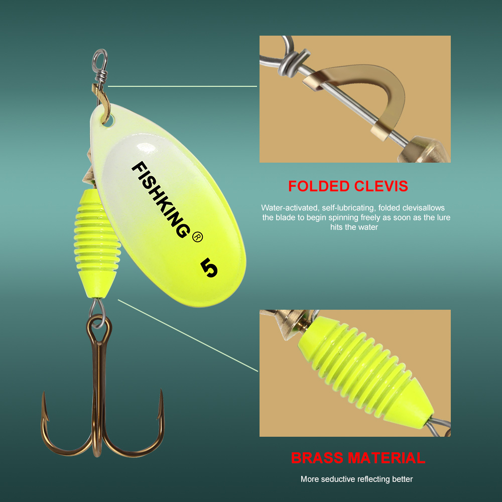 Metal Spinner Bait Fishing Lur - Fishing Lure Swimbait avaliação e preço
