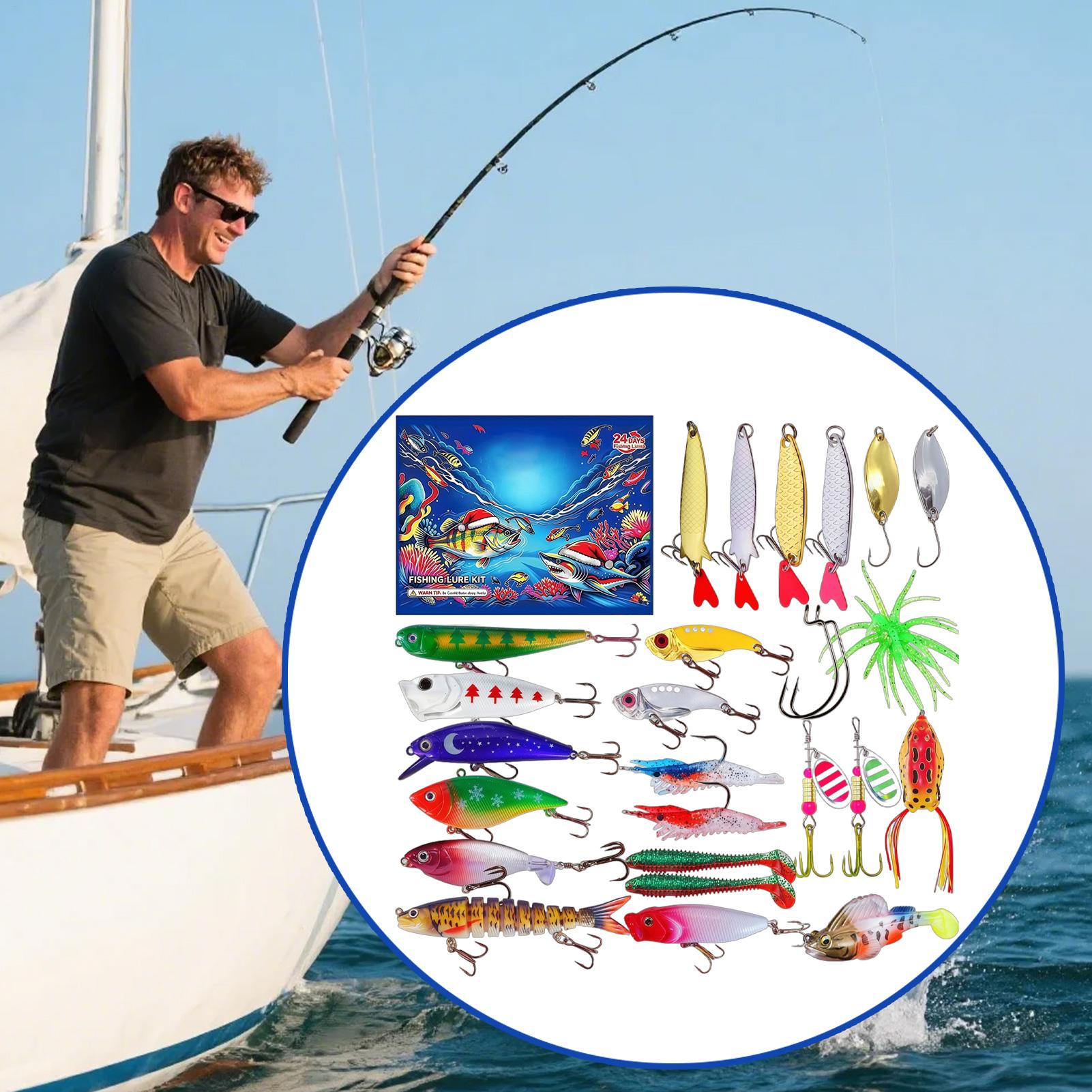 Calendário de Contagem Regress - Fishing Lure Kit avaliação e preço