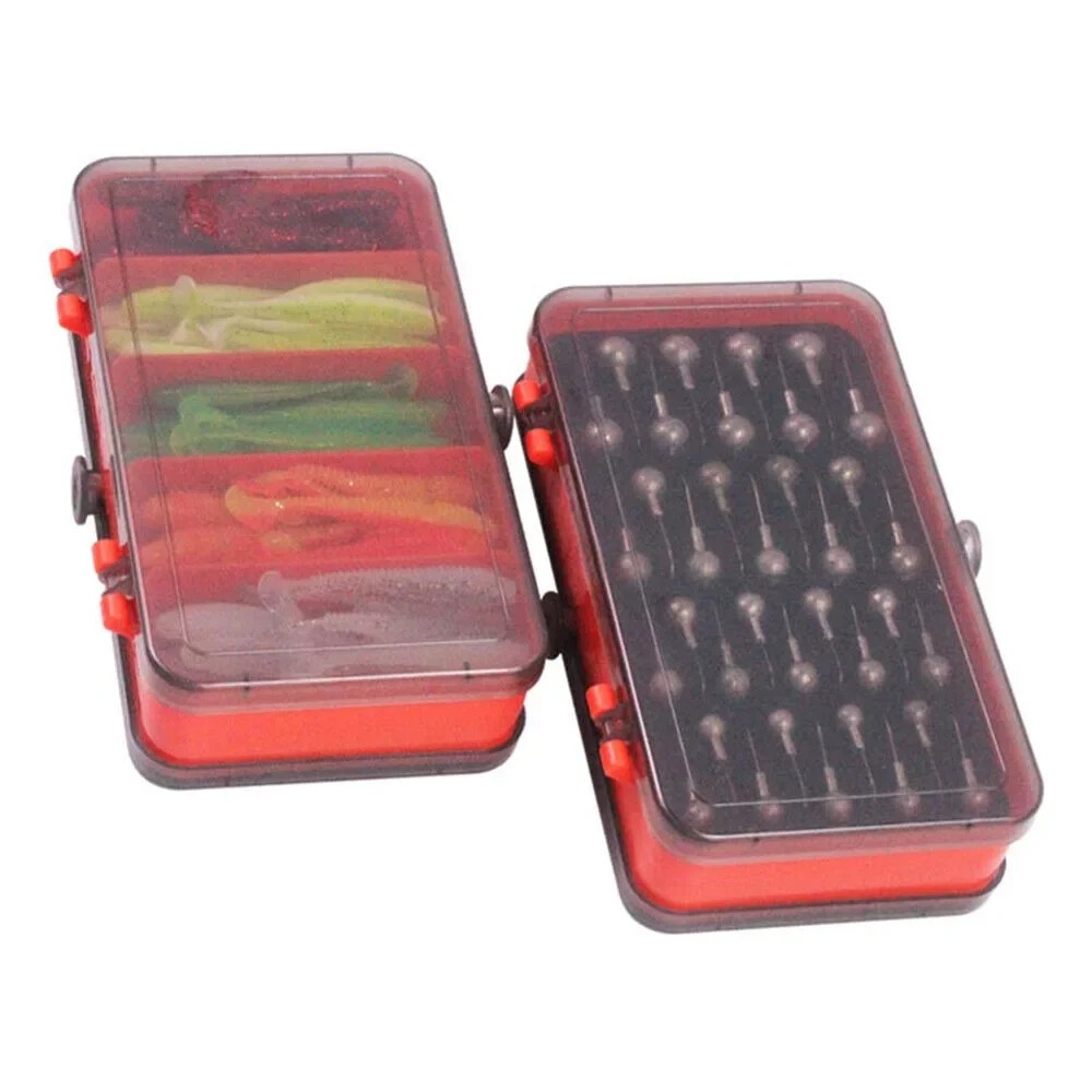Caixa de Iscas Portátil de Dup - Fishing Lure Soft Plastic avaliação e preço