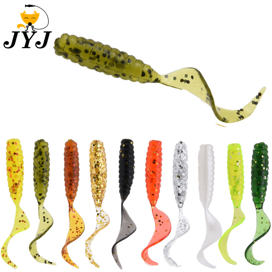 20 ou 30 peças de sílica macia - Fishing Lure Soft Plastic avaliação e preço