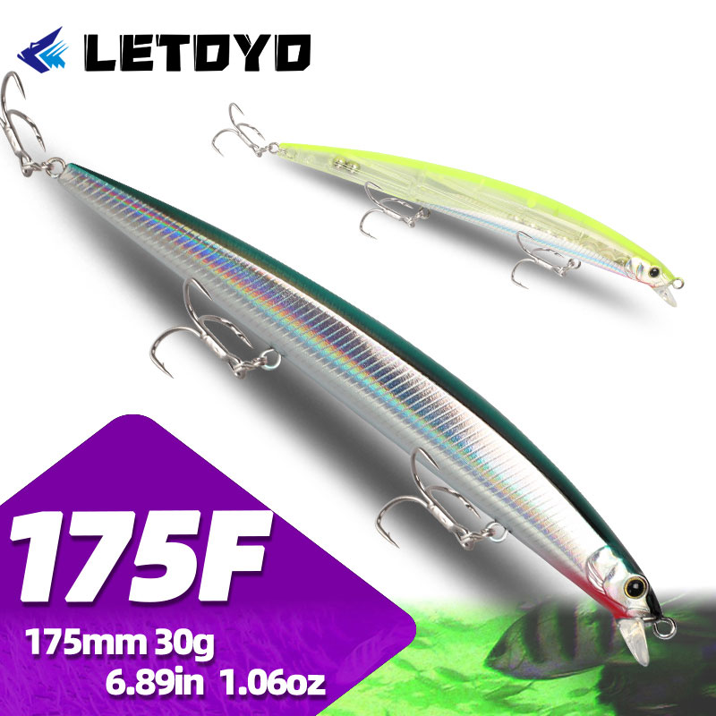 LETOYO 175mm 30g Isca Artifici - Fishing Lure Jerkbait avaliação e preço