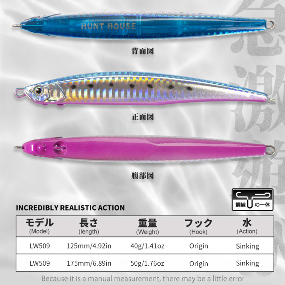 Isca Artificial Hunthouse Jerk - Fishing Lure Buzzbait avaliação e preço