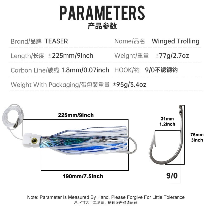 1PC 77g 225mm Isca de Pesca de - Fishing Lure Buzzbait avaliação e preço