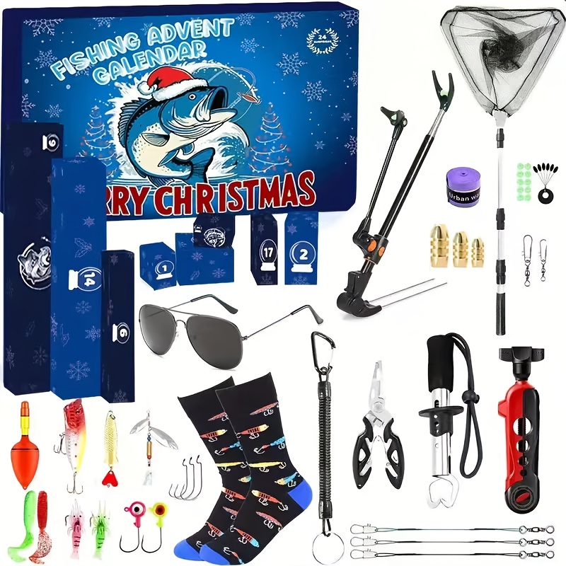 Calendário do advento de pesca - Fishing Lure Accessories avaliação e preço
