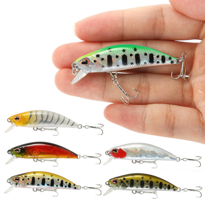 Mini naufrágio minnow wobblers - Fishing Lure Jerkbait avaliação e preço