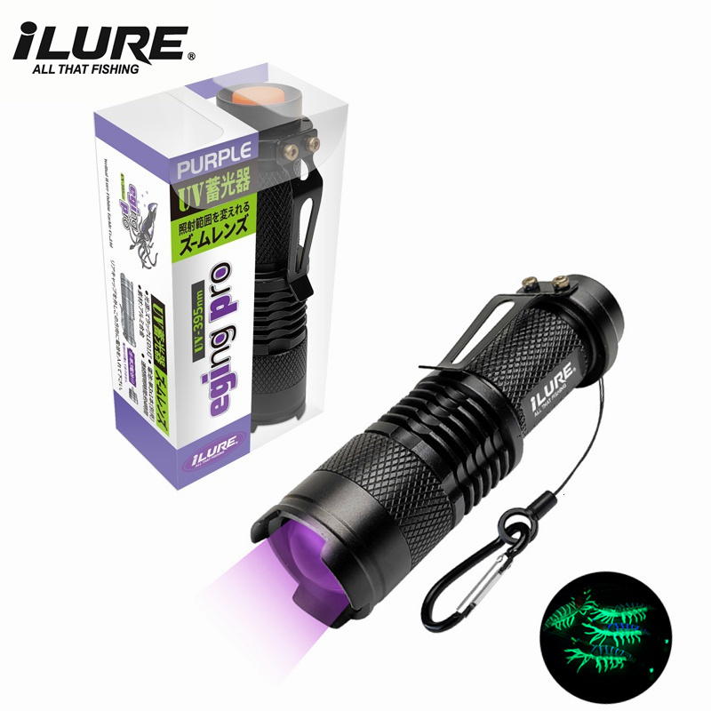 Mini lanterna uv 395nm, isca d - Fishing Lure Jig avaliação e preço