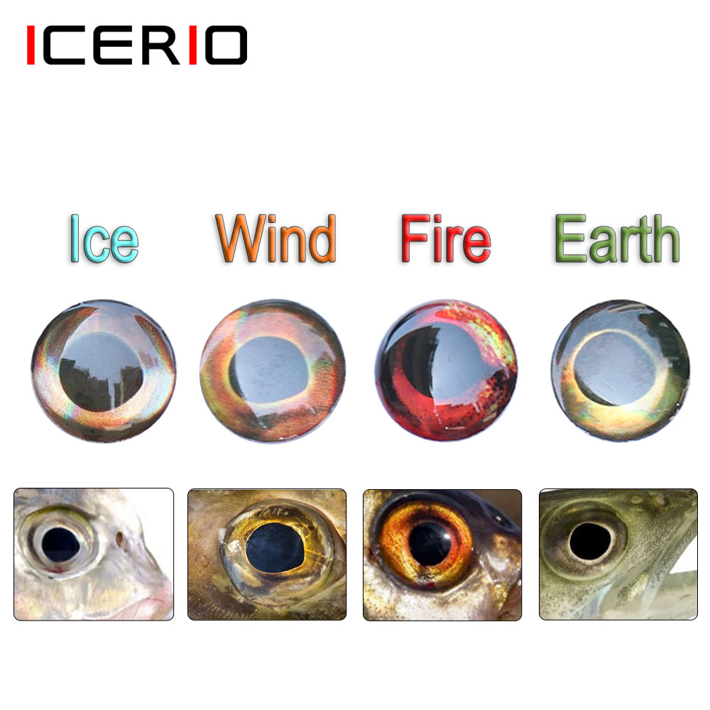 Icerio 100 pçs holográfico 3d  - Fishing Lure Kit avaliação e preço