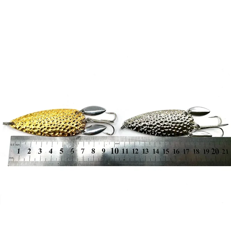 1 pçs colher de metal spinnerb - Fishing Lure Swimbait avaliação e preço