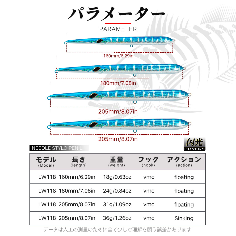 Hunthouse Stylo 160/180/205mm  - Fishing Lure Topwater avaliação e preço