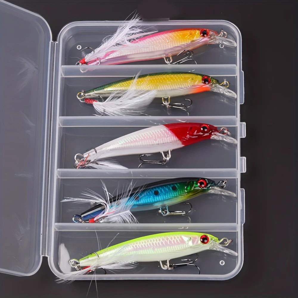 Laser 3d olhos biônicos minnow - Fishing Lure Box avaliação e preço