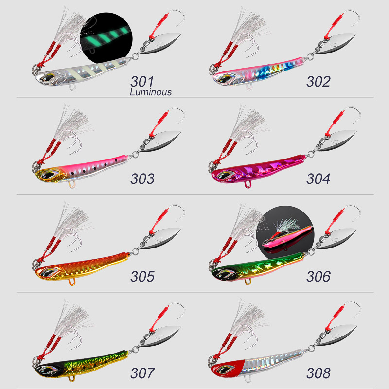 Noeby lâmina gabarito isca 21g - Fishing Lure Blade Bait avaliação e preço