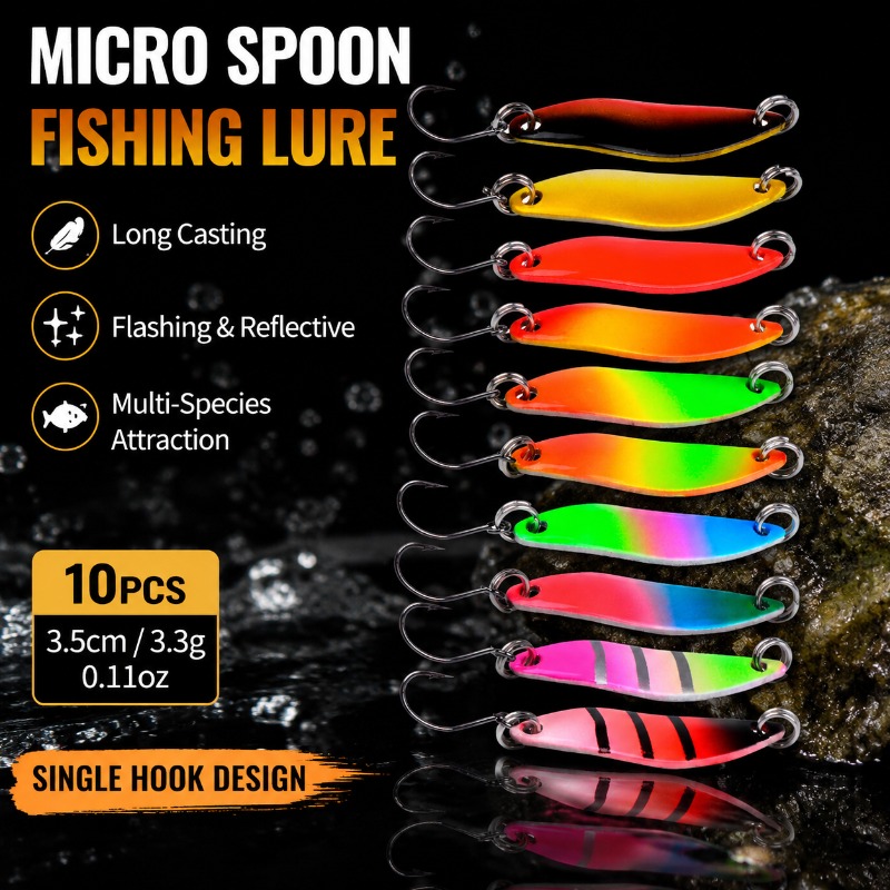 Iscas de Pesca Micro, Colheres - Fishing Lure Blade Bait avaliação e preço