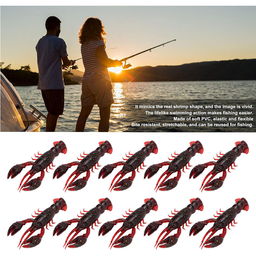 20 pçs lagostins isca artifici - Fishing Lure Swimbait avaliação e preço
