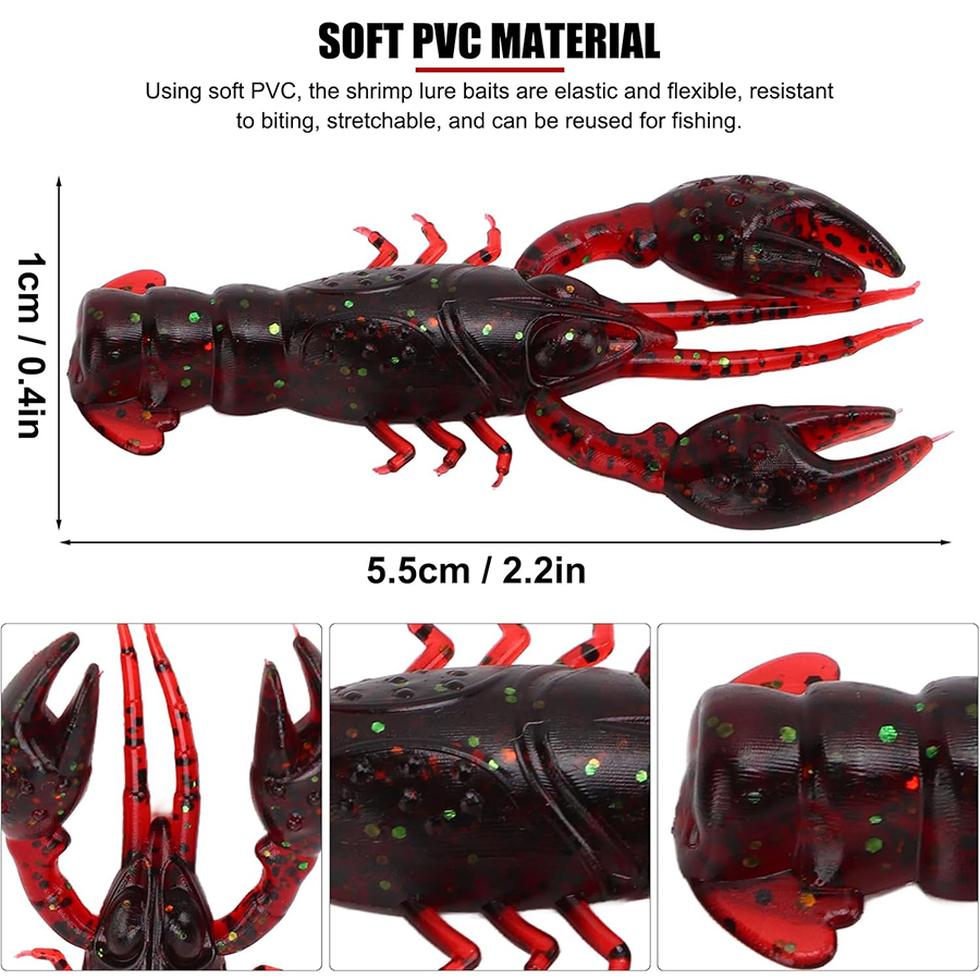 20 pçs lagostins isca artifici - Fishing Lure Swimbait avaliação e preço