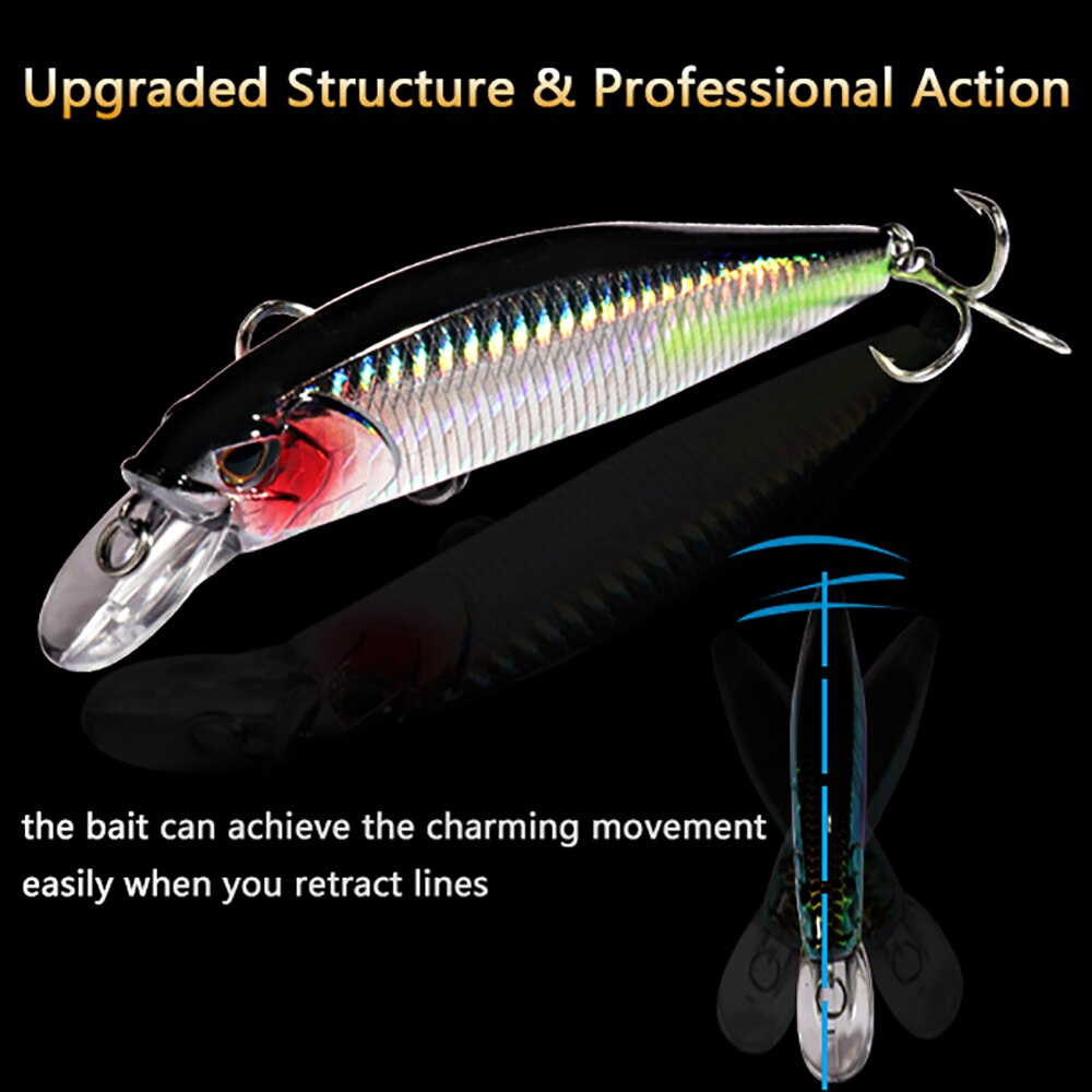 Afundando minnow 19g flutuante - Fishing Lure Jerkbait avaliação e preço
