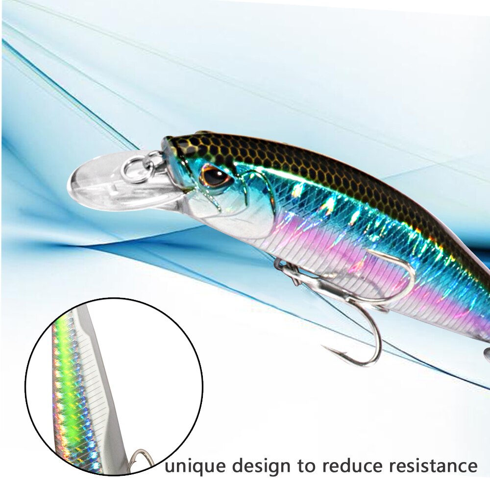 Afundando minnow 19g flutuante - Fishing Lure Jerkbait avaliação e preço