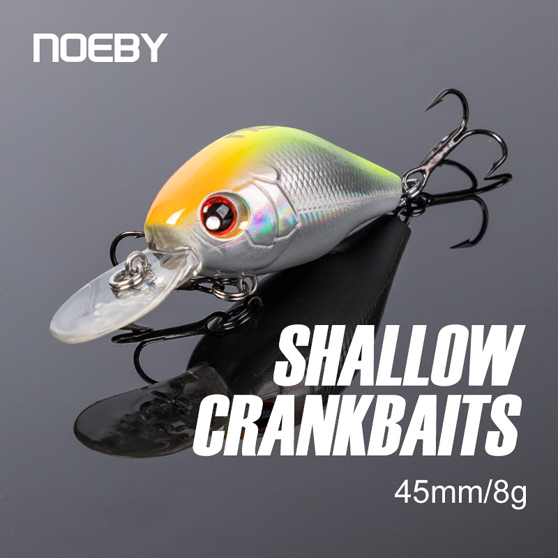 Noeby 45mm 8g crankbaits isca  - Fishing Lure Topwater avaliação e preço