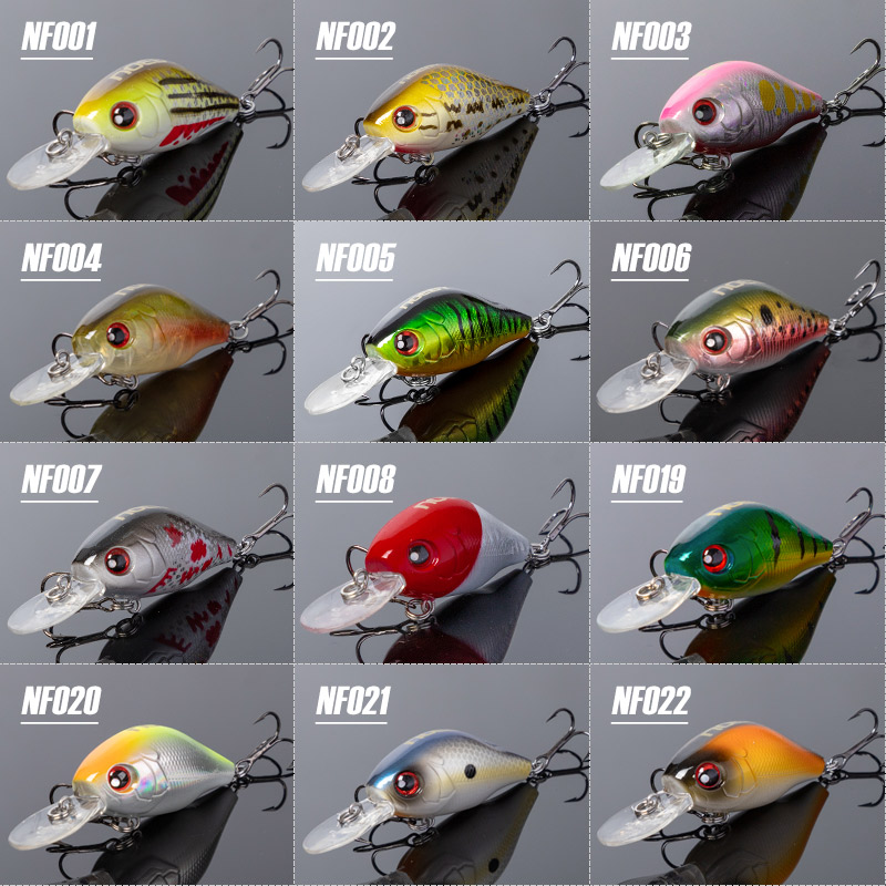 Noeby 45mm 8g crankbaits isca  - Fishing Lure Topwater avaliação e preço